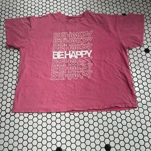 Sugar & jade be happy t shirt size XL